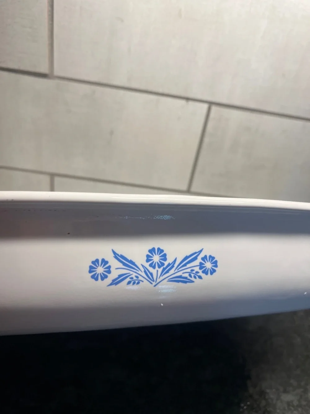 Corningware Roaster Cornflower Blue with Removable Stainless Steel Rack.Like new